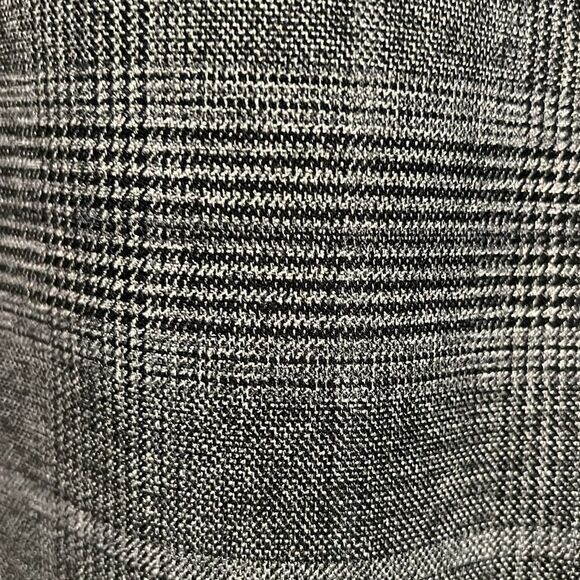 Calvin‎ Klein Black/Grey Plaid Lined Skirt Size 12 Nwot - Picture 10 of 13